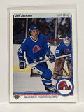 #291 Jeff Jackson Quebec Nordiques 90-91 Upper Deck Hockey Card