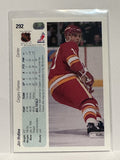 #292 Jiri Hrdina Calgary Flames 90-91 Upper Deck Hockey Card