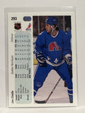 #293 Joe Cirella Quebec Nordiques 90-91 Upper Deck Hockey Card