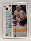 #297 Jyrki Lumme Vancouver Canucks 90-91 Upper Deck Hockey Card