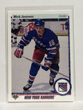 #298 Mark Janssens New York Rangers 90-91 Upper Deck Hockey Card