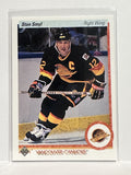 #299 Stan Smyl Vancouver Canucks 90-91 Upper Deck Hockey Card