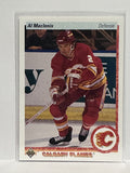 #143 Al MacInnis   Calgary Flames 90-91 Upper Deck Hockey Card