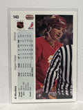#143 Al MacInnis   Calgary Flames 90-91 Upper Deck Hockey Card