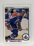 #145 Peter Eriksson Star Rookie Edmonton Oilers 90-91 Upper Deck Hockey Card