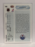 #145 Peter Eriksson Star Rookie Edmonton Oilers 90-91 Upper Deck Hockey Card