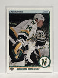 #210 Aaron Broton Minnesota North Stars 90-91 Upper Deck Hockey Card