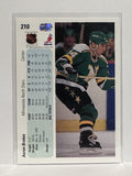 #210 Aaron Broton Minnesota North Stars 90-91 Upper Deck Hockey Card