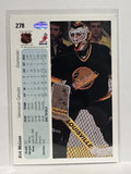 #278 Kirk McLean Vancouver Canucks 90-91 Upper Deck Hockey Card