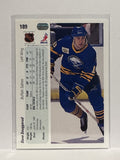 #189 Dave Snuggerud Buffalo Sabres 90-91 Upper Deck Hockey Card