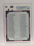 #200 Checklist 101-200  90-91 Upper Deck Hockey Card