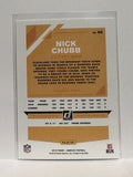 #66 Nick Chubb Cleveland Browns 2019 Donruss Football Card