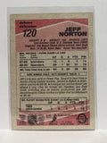 #120 Jeff Norton New York Islanders 89-90 O-Pee-Chee Hockey Card