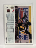 #124 Paul Coffey Pittsburgh Penguins 90-91 Upper Deck Hockey Card