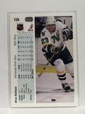 #126 Brian Bellow  Minnesota North Stars 90-91 Upper Deck Hockey Card