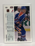 #129 Craig Simpson Edmonton Oilers 90-91 Upper Deck Hockey Card