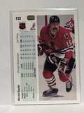 #133 Michel Goulet Chicago Blackhawks 90-91 Upper Deck Hockey Card