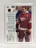 #134 Gerard Gallant Detroit Red Wings 90-91 Upper Deck Hockey Card