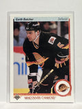 #98 Garth Butcher Vancouver Canucks 90-91 Upper Deck Hockey Card