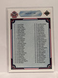 #100 Checklist  90-91 Upper Deck Hockey Card
