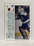 #81 Mark Laforest Toronto Maple Leafs 90-91 Upper Deck Hockey Card