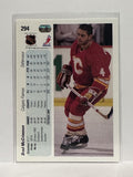 #294 Brad McCrimmon Calgary Flames 90-91 Upper Deck Hockey Card