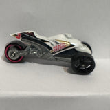 White Beach Patrol Tri & Stop Me Hot Wheels Diecast Car