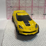 Yellow Corvette C7 Z06 DTW79 ©2016 Hot Wheels Diecast Car