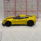 Yellow Corvette C7 Z06 DTW79 ©2016 Hot Wheels Diecast Car