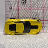 Yellow Corvette C7 Z06 DTW79 ©2016 Hot Wheels Diecast Car