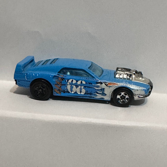 Blue #68 Rivited Hot Wheels Diecast Car
