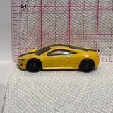 Yellow 2012 Acura NSX Concept ©2012 Hot Wheels Diecast Car