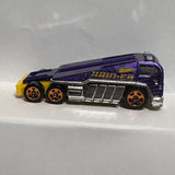 Purple Hauler Back Slider ©2009 Hot Wheels Diecast Car