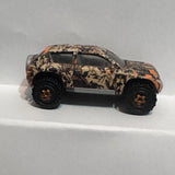 Brown Forest Camo Jeep Compass 1/59 ©2003 Matchbox Diecast Car