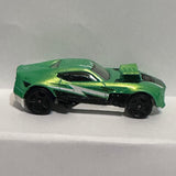 Green Twinduction ©2010 Hot Wheels Diecast Car