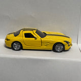 Yellow Mercedes-Benz SLS ANG SIKU Diecast Car