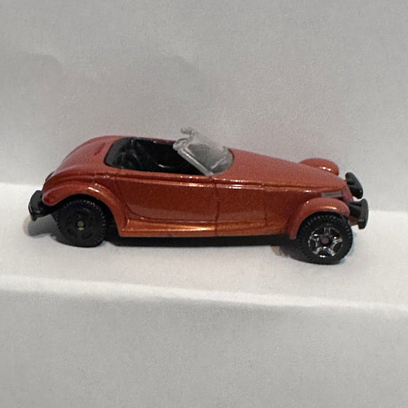 Orange Plymouth Prowler 1/55 Unbranded Diecast Car