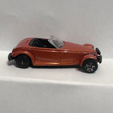 Orange Plymouth Prowler 1/55 Unbranded Diecast Car