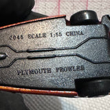 Orange Plymouth Prowler 1/55 Unbranded Diecast Car