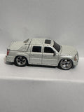 White Cadiliac Escalade Hot Wheels Diecast Car
