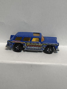 Blue Crash Dummies Chevy Nomad ©1969 Hot Wheels Diecast Car