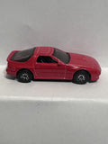 Red '89 Mazda Savanna RX-7 FC35 GHB56 ©2019 Hot Wheels Diecast Car