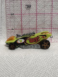 Yellow Turbo Flame ©1995 Hot Wheels Diecast Car