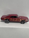 Red Flames '89 Dodge Charger 800 ©2014 Hot Wheels Diecast Car