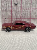 Red Flames '89 Dodge Charger 800 ©2014 Hot Wheels Diecast Car