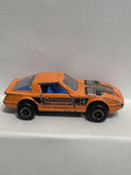 Orange RX7 Mazda 1/56 #257 Majorette Diecast Car