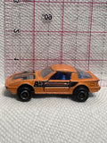 Orange RX7 Mazda 1/56 #257 Majorette Diecast Car