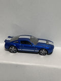 Blue '10 Ford Shelby GT500 Hot Wheels Diecast Car
