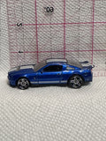 Blue '10 Ford Shelby GT500 Hot Wheels Diecast Car