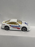 White World Cup France 98 Opel Calibra 1/60 ©1996 Matchbox Diecast Car